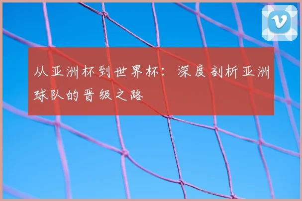 从亚洲杯到世界杯：深度剖析亚洲球队的晋级之路
