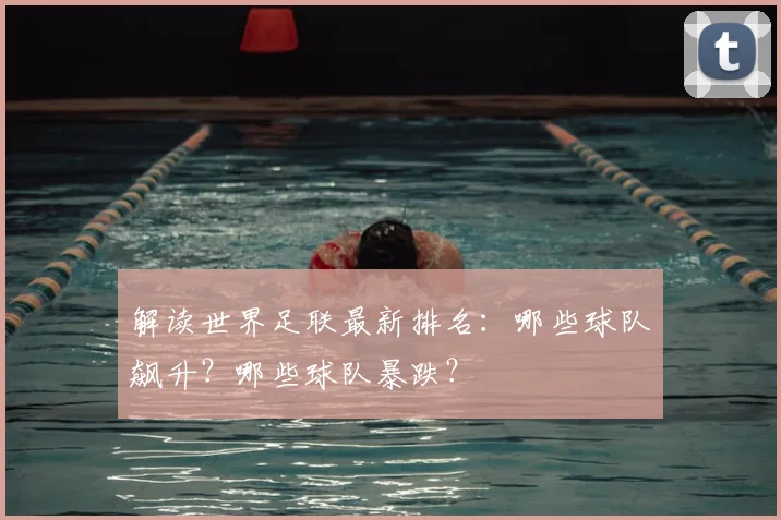 解读世界足联最新排名:哪些球队飙升?哪些球队暴跌?